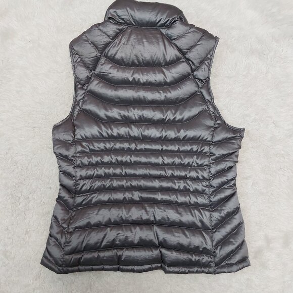 Bernado Women's Gray Goose Down Vest Size S - Picture 3 of 8